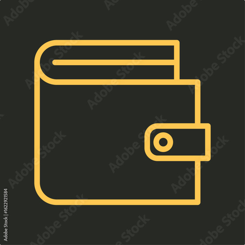 Wallet trendy applicable important vector Illustration design magnificent colorful background