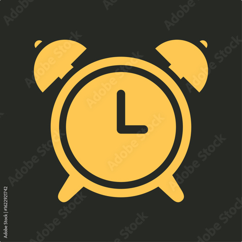 Alarm trendy applicable important vector Illustration design magnificent colorful background