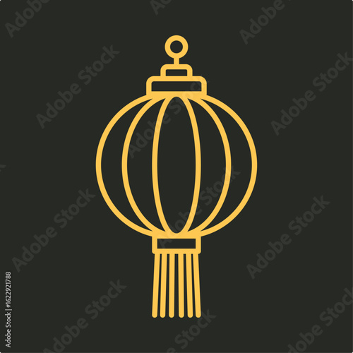 Lantern trendy applicable important vector Illustration design magnificent colorful background