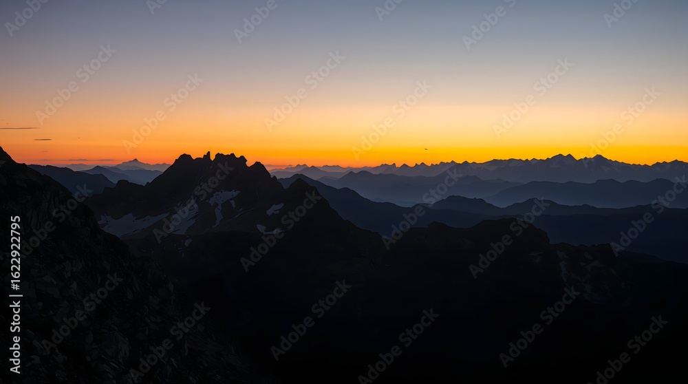 custom made wallpaper toronto digitalStunning Sunset Mountainside Silhouette