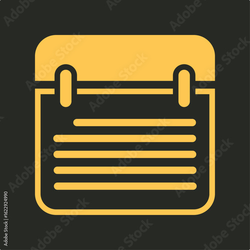 Calendar date trendy applicable important vector Illustration design ravishing colorful background