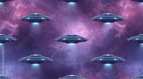 Aliens in Space Background