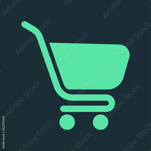 Shopping cart trendy applicable important vector Illustration design fascinating colorful background