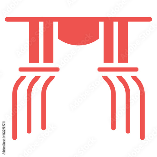 Curtains Vector Icons
