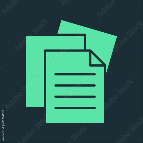Paper trendy applicable important vector Illustration design flawless colorful background