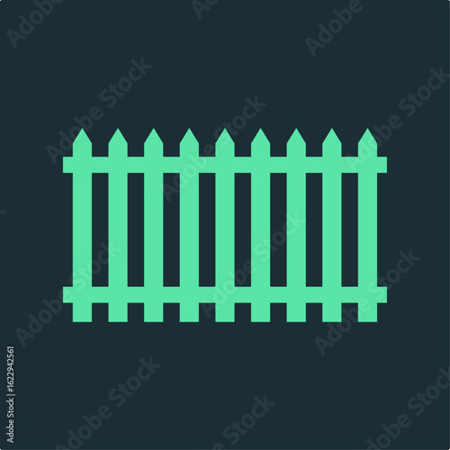 Fence trendy applicable important vector Illustration design flawless colorful background