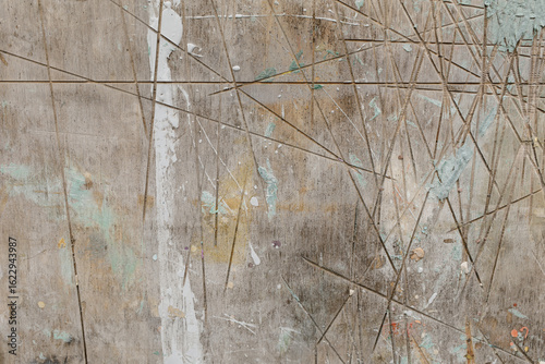 Grunge wood texture with sc...