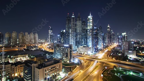 Wallpaper Mural Illuminated cityscape at night Torontodigital.ca