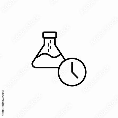 reaction time icon sign vector