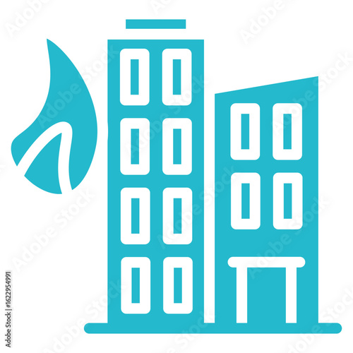 Building Fire Vector Icons