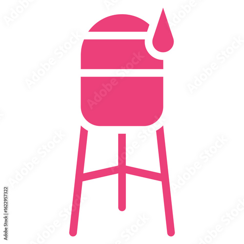 Water Tower Vector Icons