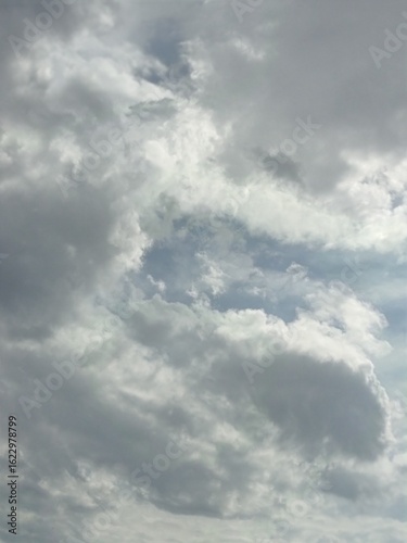 sky and clouds after rain