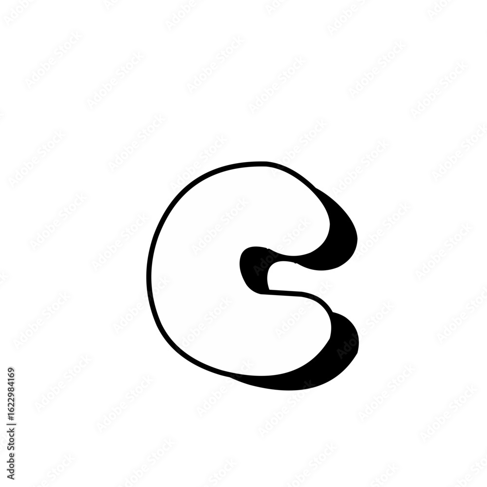 Naklejka premium alphabet icon