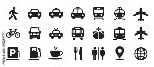 set of kitchen icons