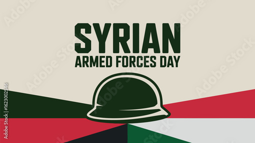 Syrian Armed Forces Day Helmet Emblem Military Tribute