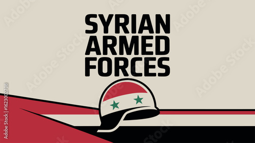 Syrian Armed Forces Day Helmet Emblem Military Tribute