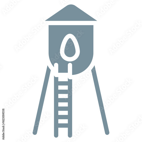 Water Tank Vector Icons
