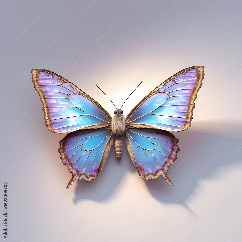 Obraz premium Butterfly realistic isolated