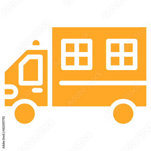 Police Van Vector Icons