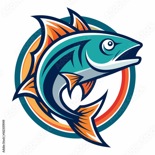 Bait Lure Fish Hook Fishing Angler logo design inspiration