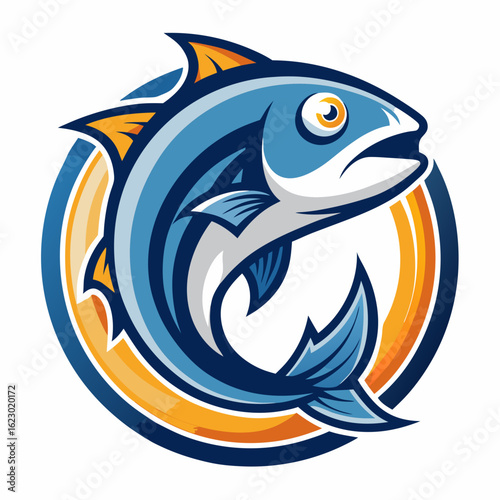 Bait Lure Fish Hook Fishing Angler logo design inspiration