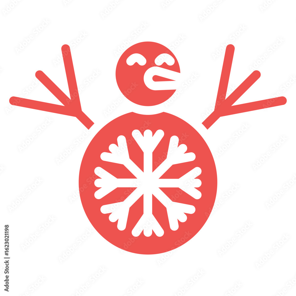 Fototapeta premium Snowman Vector Icons