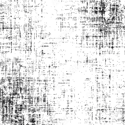 Distressed black and white grunge texture with abstract pattern. Vector illustration