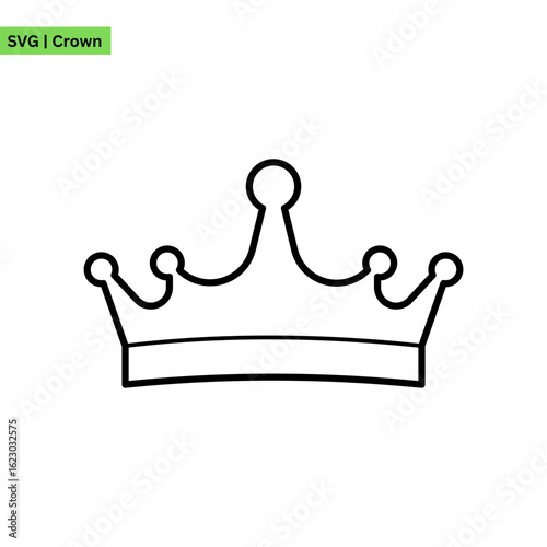 A sleek crown illustration logo incorporating a crown with abstract geometric shapes, evoking a sense of modernity and artistic flair in a contemporary format.