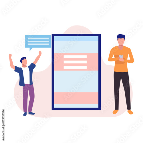 Boys are dancing with joy after getting the notification message