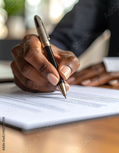 Person signing documents