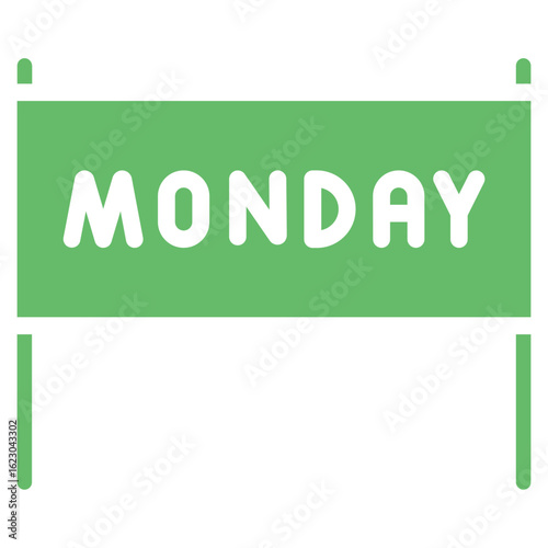 Cyber Monday Banner Vector Icons