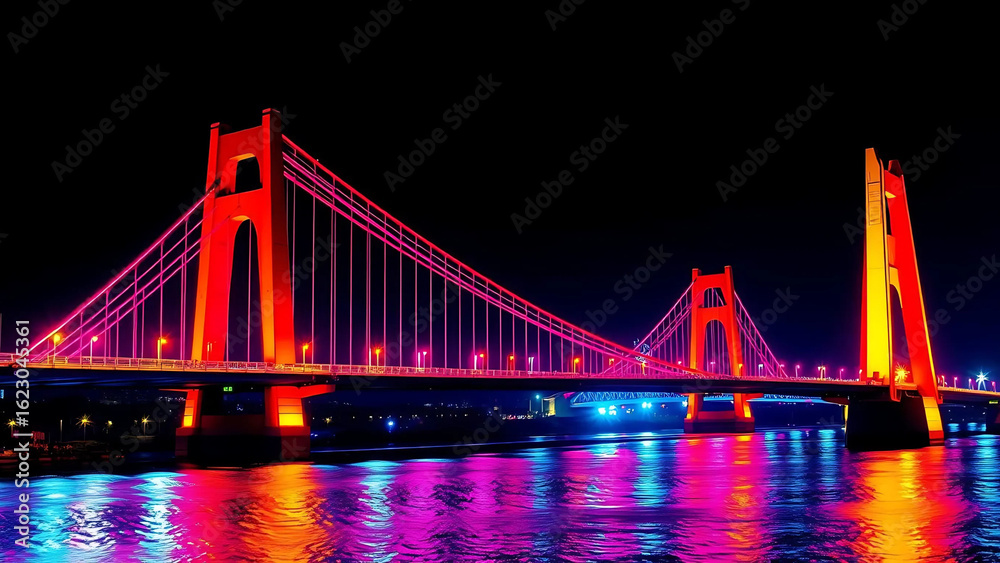Fototapeta premium golden gate bridge at night