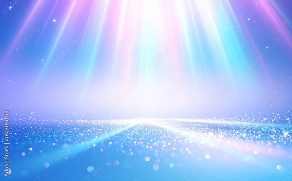 青い幻想的な背景 青い幻想的な背景