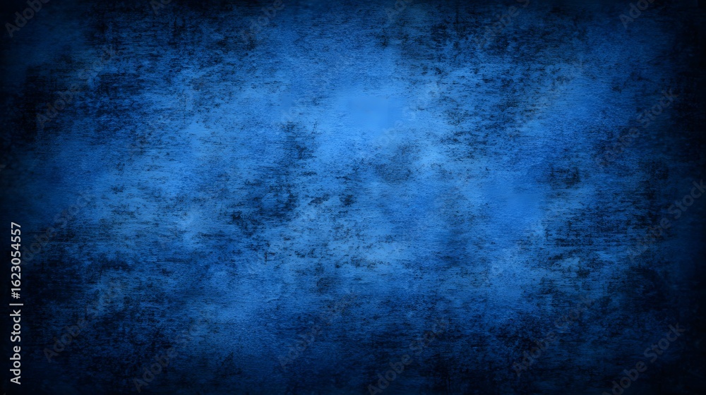 Obraz premium Deep Blue Grunge Texture Background Design Abstract