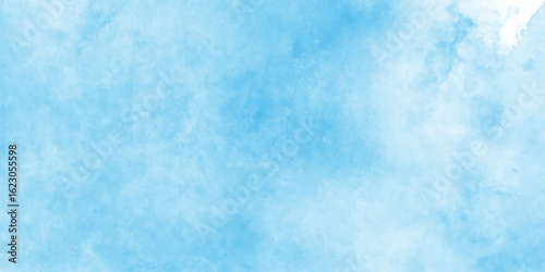 abstract blue watercolor white background, soft cloud shapes, blended watercolor effect, blue marble pattern floor texture background, abstract painting featuring blue and white clouds.