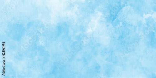abstract blue watercolor white background, soft cloud shapes, blended watercolor effect, blue marble pattern floor texture background, abstract painting featuring blue and white clouds.