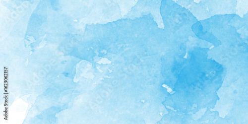 abstract blue watercolor white background, soft cloud shapes, blended watercolor effect, blue marble pattern floor texture background, abstract painting featuring blue and white clouds.