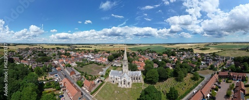 Patrington is a large village and civil parish in the East Riding of Yorkshire, England, in an area known as Holderness, 9 miles (14 km) south-east of Hedon