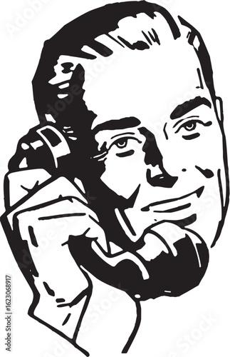 Wallpaper Mural Retro Diverse People Portraits, Pop Art Style Torontodigital.ca