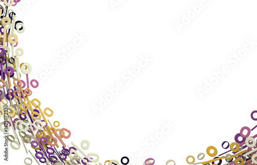 Blurred sale background. 3d