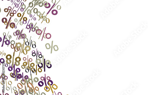 Blurred sale background. 3d