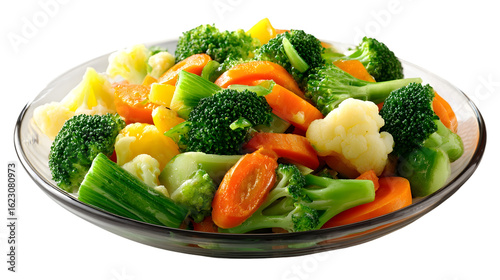 Assorted Healthy Steamed Vegetables for a Balanced Diet
