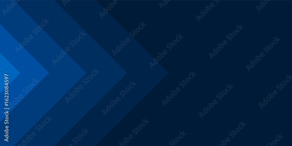 Fototapeta premium Professional Dark Blue Abstract Background for Presentations and branding with Overlapping Layers, vector illustration
