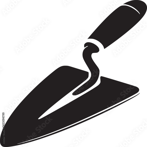 Black Trowel Icon