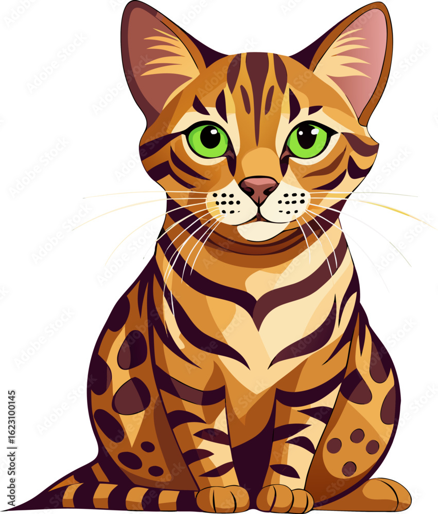 Fototapeta premium Bengal cat