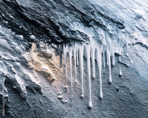 Abstract painting drips