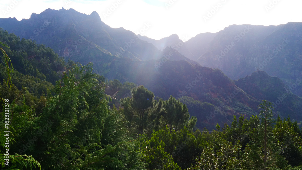 Fototapeta premium Wonderful mountains in Madeira, Portugal.
