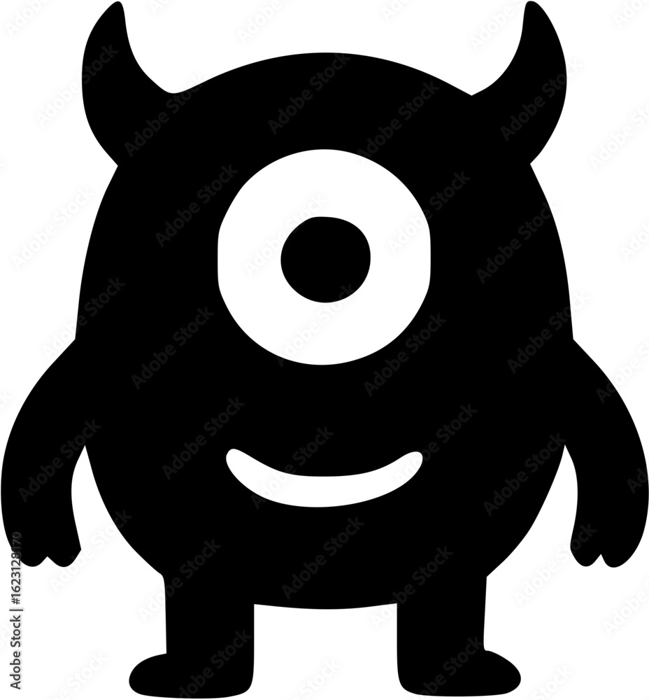 Fototapeta premium monster cartoon illustration vector