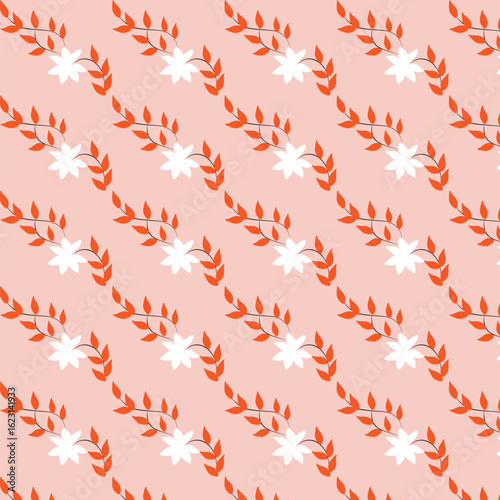 Spring seamless pattern with flowers.