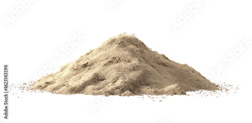 Pile of light beige sand (1)